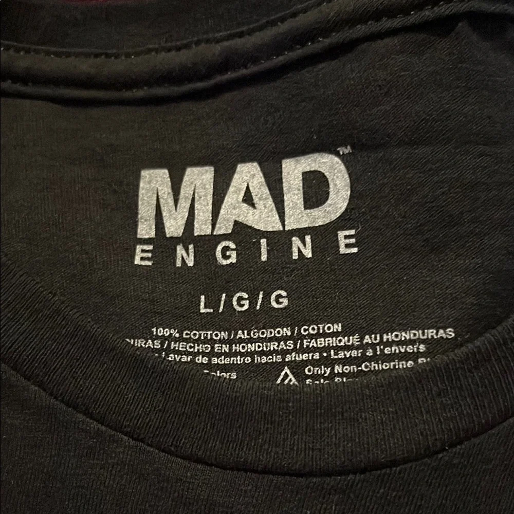 MAD Engine black tee